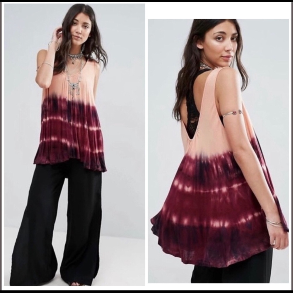 Free People Sebastian Tie Dye Tank